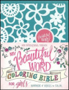 NIV Beautiful Word Coloring Bible for Girls Teal, Imitation Leather